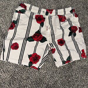 Medium Rose White Shorts
